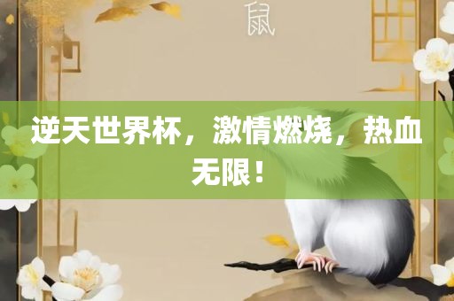 逆天世界杯，激情燃烧，热血无限！