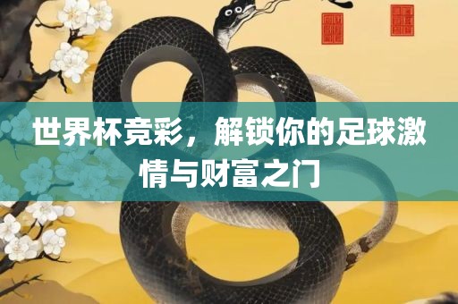 世界杯竞彩，解锁你的足球激情与财富之门