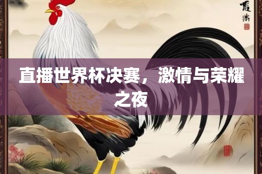 直播世界杯决赛，激情与荣耀之夜