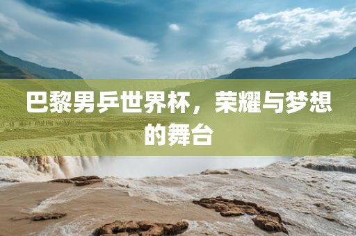 巴黎男乒世界杯，荣耀与梦想的舞台吉安市靖泰电力工程有限公司
