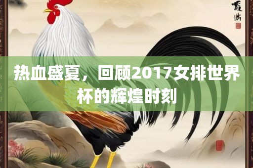 热血盛夏，回顾20吉安市靖泰电力工程有限公司17女排世界杯的辉煌时刻