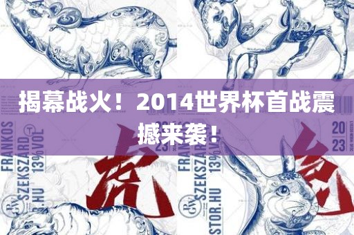 揭幕战火！2吉安市靖泰电力工程有限公司014世界杯首战震撼来袭！