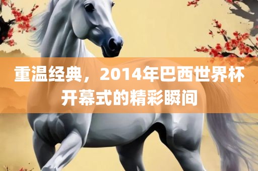 重温经典，2014年巴西世界杯开幕式的精彩瞬间
