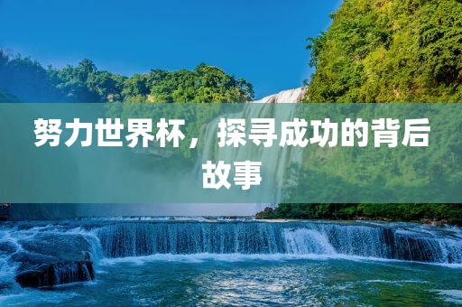 努力世界吉安市靖泰电力工程有限公司杯，探寻成功的背后故事