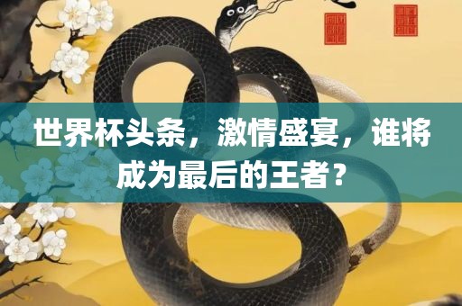 世界杯头条，激情盛宴，谁将成为最后的王者？吉安市靖泰电力工程有限公司