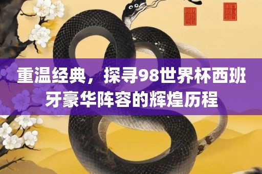重温经典，探寻98世界杯西班牙豪华阵容的辉煌历程