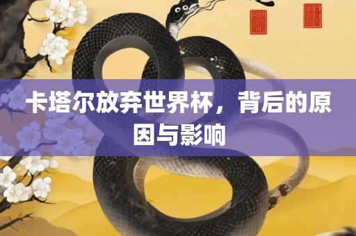 卡塔尔放弃世界杯，背后的原因与影响