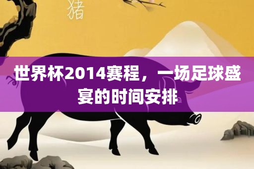 世界杯2014赛程，一场足球盛宴的时间安排