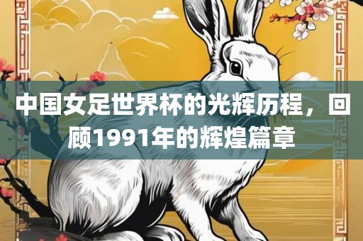 中国女足世界杯的光辉历程，回顾1991年的辉煌篇章