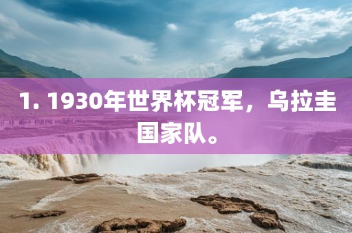 1. 1930年世界杯冠军，乌拉圭国家队。吉安市靖泰电力工程有限公司