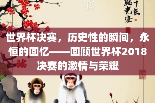 世界杯决赛，历史性的瞬间，永恒的回忆——回顾世界杯2018决赛的激情与荣耀