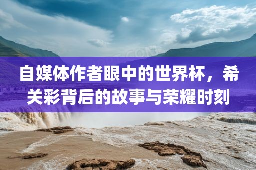 自媒体作者眼中的世界杯，希关彩背后的故事与荣耀时刻