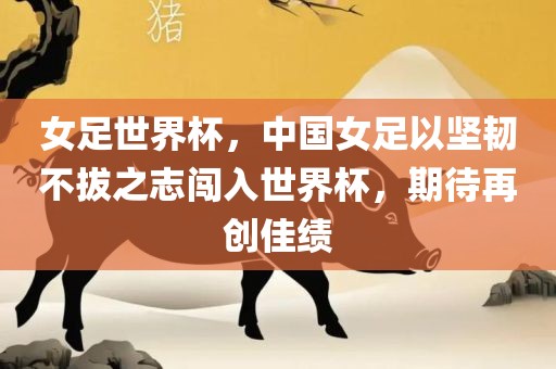 女足世界杯，中国女足以坚韧不拔之志闯入世界杯，期待再创佳绩