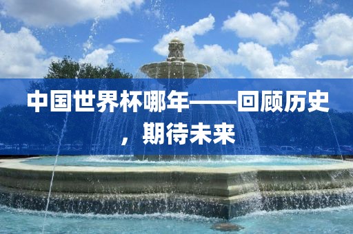 中国世界杯哪年——回顾历史，期待未来