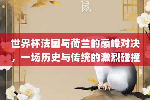 世界杯法国与荷兰的巅峰对决，一场历史与传统的激烈碰撞