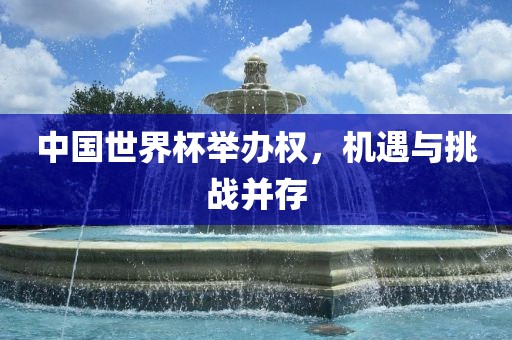 中国世界杯举办权，机遇与挑战并存