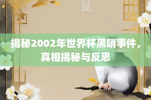 揭秘2002年世界杯黑哨事件，真相揭秘与反思