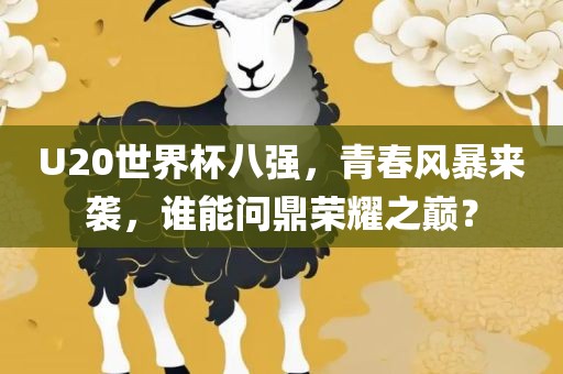 U20世界杯八强，青春风暴来袭，谁能问鼎荣耀之巅？