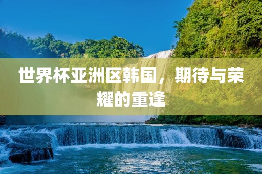 世界杯亚洲区韩国，期待与荣耀的重逢