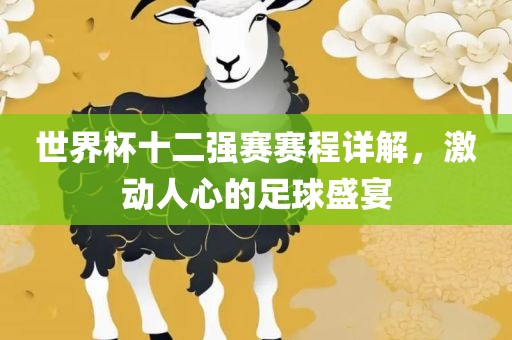 世界杯十二强赛赛程详解，激动人心的足球盛宴