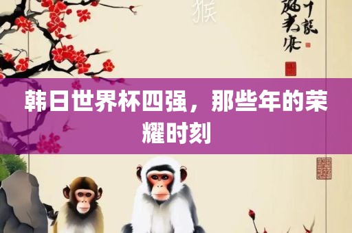 韩日世界杯四强，那些年的荣耀时刻