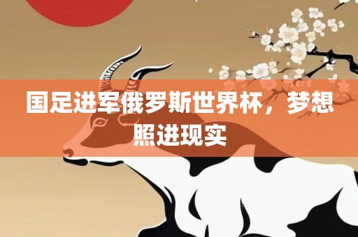 国足进军俄罗斯世界杯，梦想照进现实