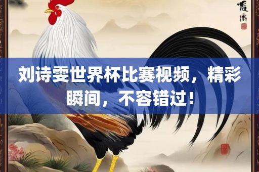 刘诗雯世界杯比赛视频，精彩瞬间，不容错过！
