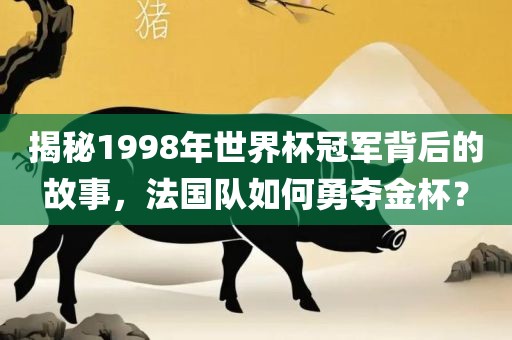 揭秘1998年世界杯冠军背后的故事，法国队如何勇夺金杯？吉安市靖泰电力工程有限公司