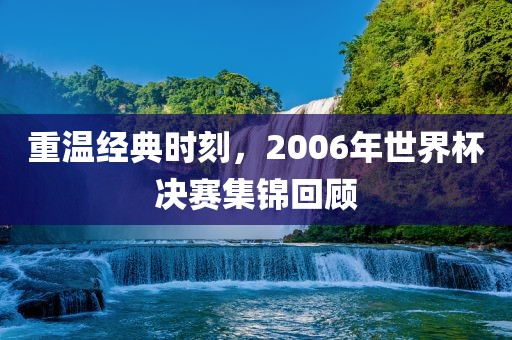 重温经典时刻，2006年世界杯决赛集锦回顾