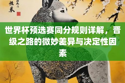 世界杯预选赛同分规则详解，晋级之路的微妙差异与决定性因素