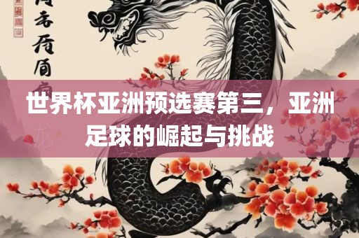 世界杯亚洲预选赛第三，亚洲足球的崛起与挑战