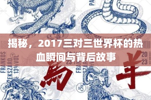揭秘，2017三对三世界杯的热血瞬间与背后故事吉安市靖泰电力工程有限公司