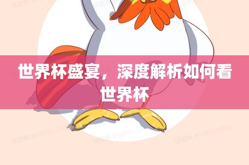 世界杯盛宴，深度解析如何看世界杯