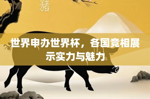 世界申办世界杯，各国竞相展示实力与魅力