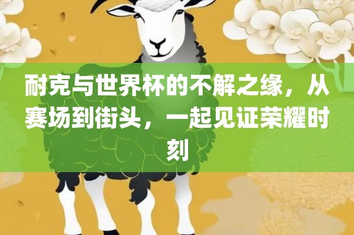 耐克与世界杯的不解之缘，从赛场到街头，一起见证荣耀时刻