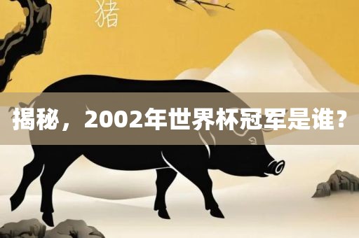 揭秘，2002年世界杯吉安市靖泰电力工程有限公司冠军是谁？