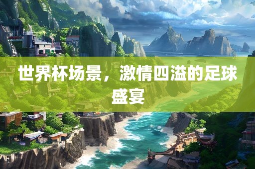 世界杯场景，激情四溢的足球盛宴