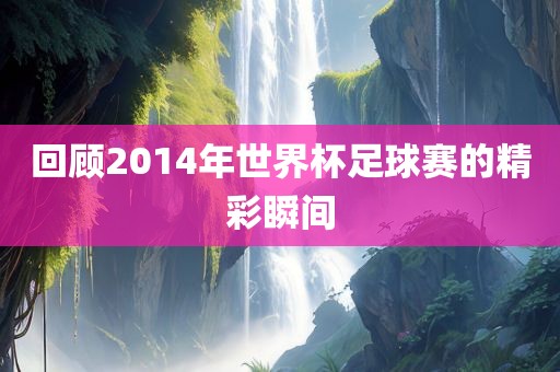 回顾2吉安市靖泰电力工程有限公司014年世界杯足球赛的精彩瞬间