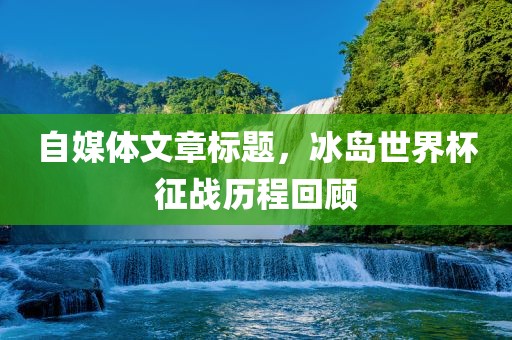 自媒体文章标题，冰岛世界杯征战历程回顾