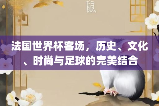 法国世界杯客场，历史、文化、时尚与足球的完美结合