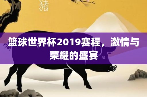 篮球世界杯2019赛程，激情与荣耀的盛宴