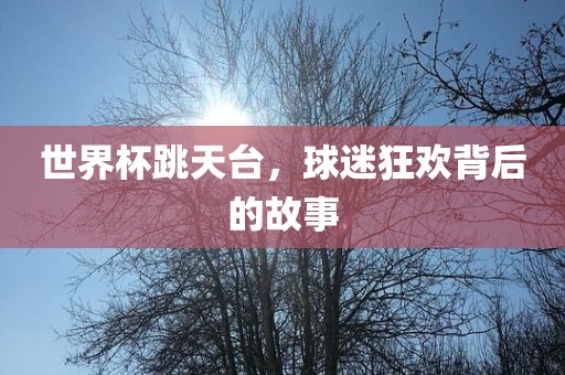 世界杯跳天台，球迷狂欢背后的故事