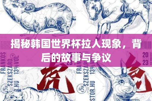 揭秘韩国世界杯拉人现象，背后的故事与争议
