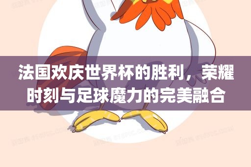 法国欢庆世界杯的胜利，荣耀时刻与足球魔力的完美融合