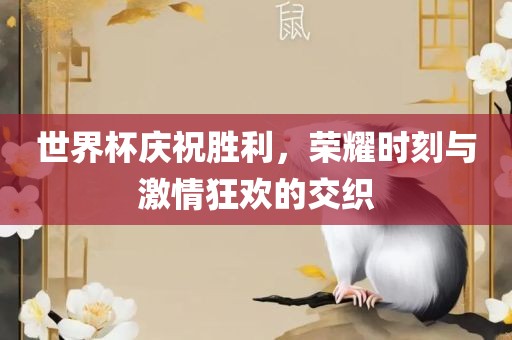 世界杯庆祝胜利，荣耀时刻与激情狂欢的交织