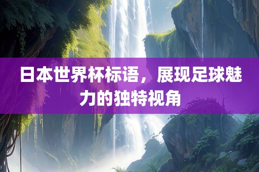日本世界杯标语，展现足球魅力的独特视角