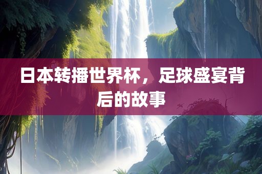 日本转播世界杯，足球盛宴背后的故事