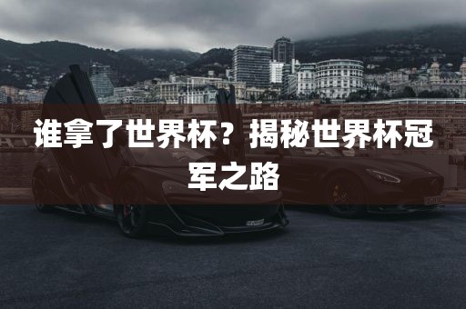 谁拿了世界杯？揭秘世界杯冠军之路