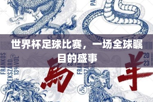 世界杯足球比赛，一场全球瞩目的盛事
