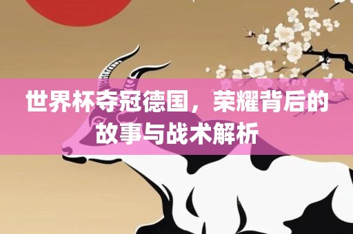 世界杯夺冠德国，荣耀背后的故事与战术解析
